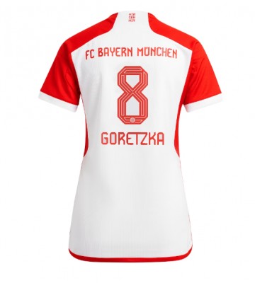 Bayern Munich Leon Goretzka #8 Hemmatröja Kvinnor 2023-24 Kortärmad